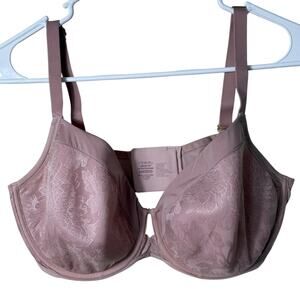 Soma Lightest Lift Perfect Coverage Bra 38DDD 027101 Pink Mauve Underwire